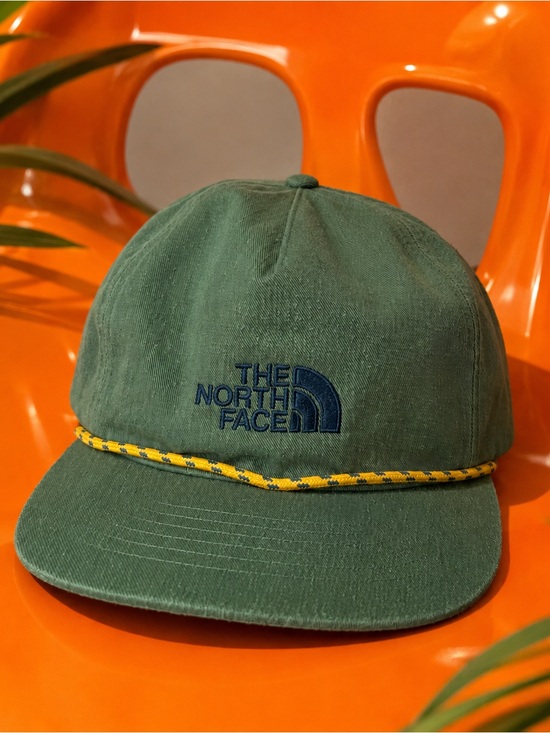 The North Face Other - NWOT The North Face Green Rope Cord Strapback Hat